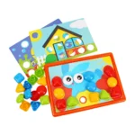 Mozaic educativ cu butoane, 36 piese (6269) - imagine 4