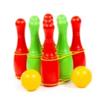 Set de popice cu mingi – 9 piese, Polesie (6447) - imagine 4