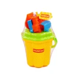 Set pentru nisip: caldarusa, lopatica, greblita, 2 forme (4758) - imagine 4