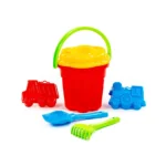 Set pentru nisip: caldarusa, lopatica, greblita, 2 forme (4758) - imagine 2