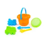 Set pentru nisip cu găletușă și forme, Polesie - imagine 2