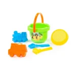 Set pentru nisip cu găletușă și forme, Polesie - imagine 4