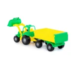 Tractor cu remorcă și cupă frontală, Polesie (44556) - imagine 2