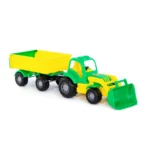 Tractor cu remorcă și cupă frontală, Polesie (44556) - imagine 3