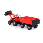 Tractor cu remorcă și cupă frontală, Polesie (44556) - imagine 5