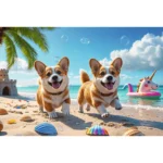 (16536) Corgi - cățelușii, 100 de elemente - imagine 2