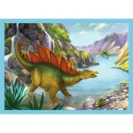 (34609) Puzzle 4 in 1 "Dinozauri" - imagine 2