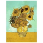 (20249) Floarea-soarelui - Vincent van Gogh, 200 elemente din lemn - imagine 2