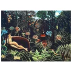 (20253) Visul - Henri Rousseau, 200 elemente din lemn - imagine 2
