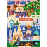 (12107) Arta culorii: Budapesta, Ungaria, 1000 elemente Premium Plus - imagine 2