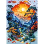 A 40-a aniversare a Trefl" - Valley, 1000 elemente (40045) - imagine 2