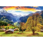(10775) Un sat alpin pitoresc, 1000 elemente - imagine 2
