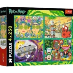 (13338) Lumea întortocheată a lui Rick și Morty, 4x250 elemente