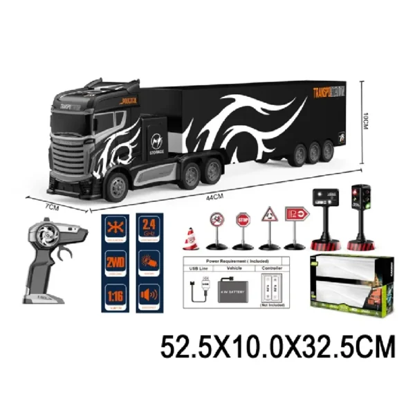 (64370) Camion cu radiocomanda cu incarcator