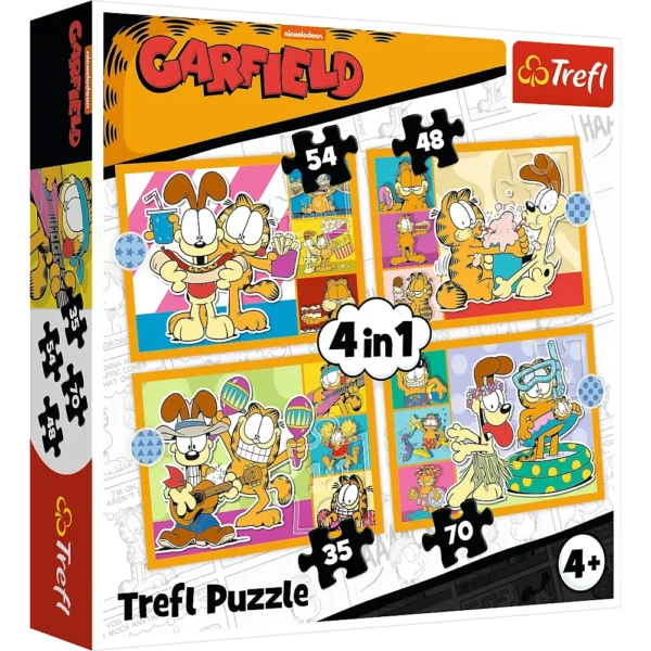 (34673) Garfield iubește lasagna, 4 in 1