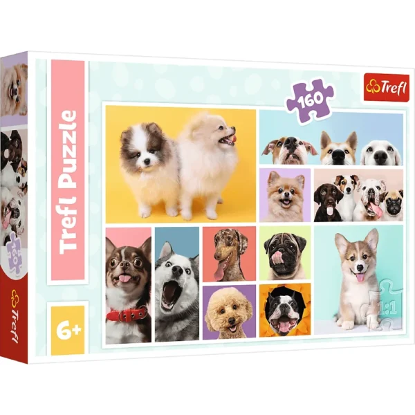 (15412) Puzzle 160 elemente "Prietenia catelusilor"