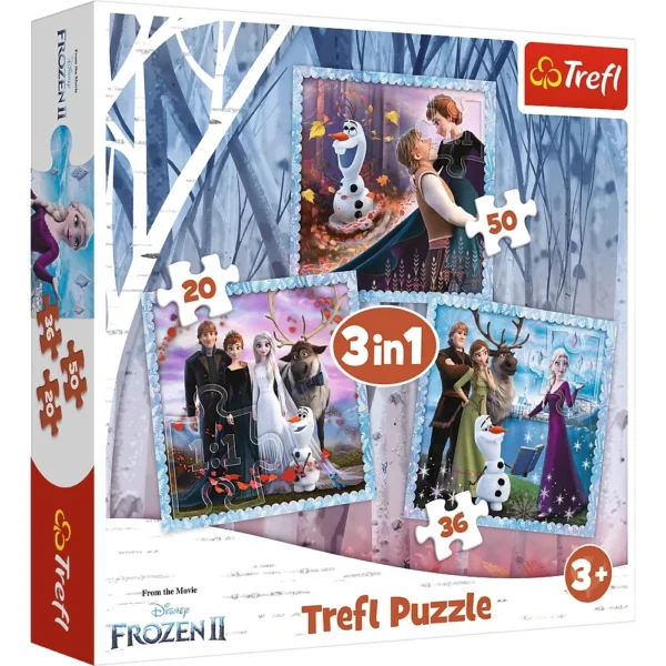 (34853) Puzzle 3 in 1 "Frozen 2"