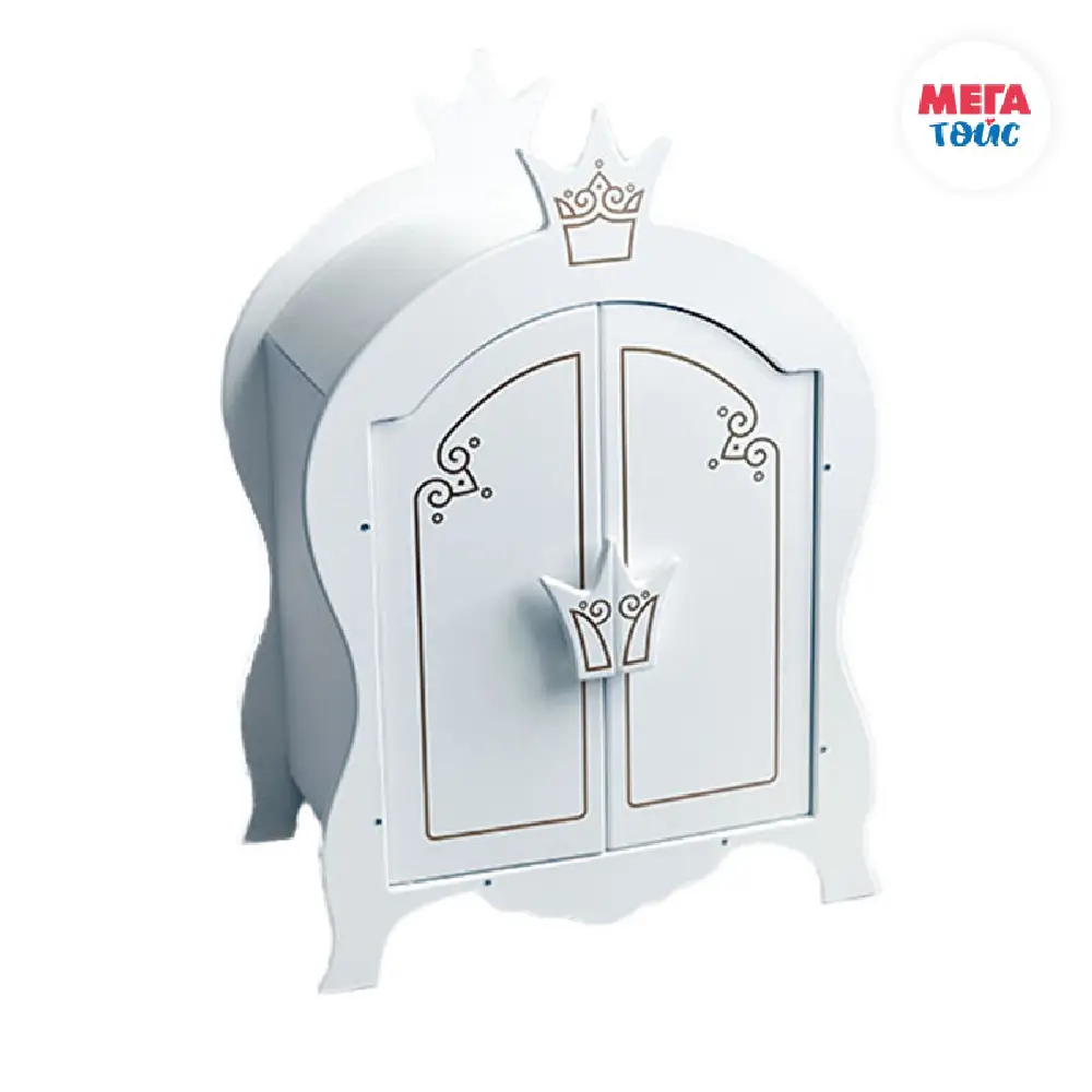 Новый проект (2) (72020) Mobilier de joacă - dulap din colecția „Shining Crown” (mătase albă ca zăpada) - imagine 1