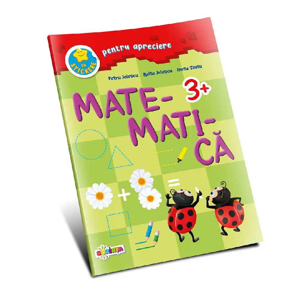 Новый проект (2) (60001) Matematica 3+ cu stickere - imagine 1