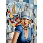 (20251) Vară în oraș - Catherine Abel, 200 elemente din lemn - imagine 2