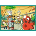 (13338) Lumea întortocheată a lui Rick și Morty, 4x250 elemente - imagine 3