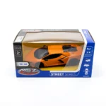Mașină din metal 1:24 Lamborghini Revuelto oranj cu sunete si lumini (se deschid usile) (68200A/1) - imagine 3