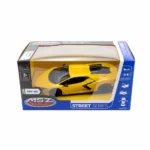 Mașină din metal 1:24 Lamborghini Revuelto galben cu sunete si lumini (se deschid usile) (68200A/2) - imagine 2