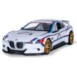 Mașină din metal 1:24 BMW 3.0 CSL Hommage R alb cu sunete si lumini (se deschid usile) (68257A/2)