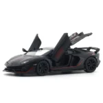 (68269A/2) 1:24 Lamborghini Aventador SVJ negru cu sunete (se deschid usile) - imagine 4