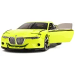 Mașină din metal 1:24 BMW 3.0 CSL Hommage verde cu sunete si lumini (se deschid usile) (68257A/1) - imagine 3