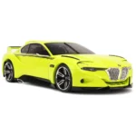 Mașină din metal 1:24 BMW 3.0 CSL Hommage verde cu sunete si lumini (se deschid usile) (68257A/1) - imagine 5