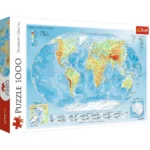(10463) Puzzle 1000 elemente "Harta fizica a lumii"