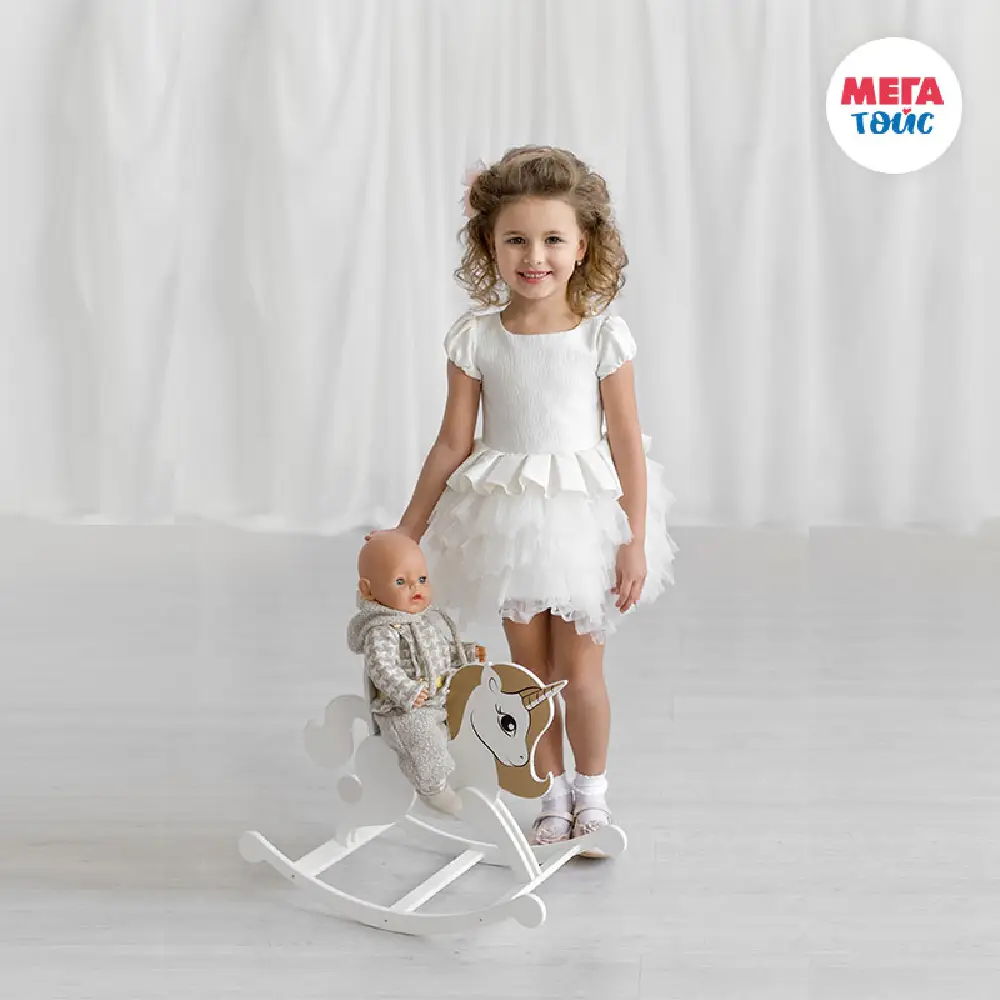 Новый проект (21) (72120) Mobilier de joacă pentru păpuși. Unicorn. Colecția Shining Crown. Culoare: mătase albă ca zăpada... - imagine 2