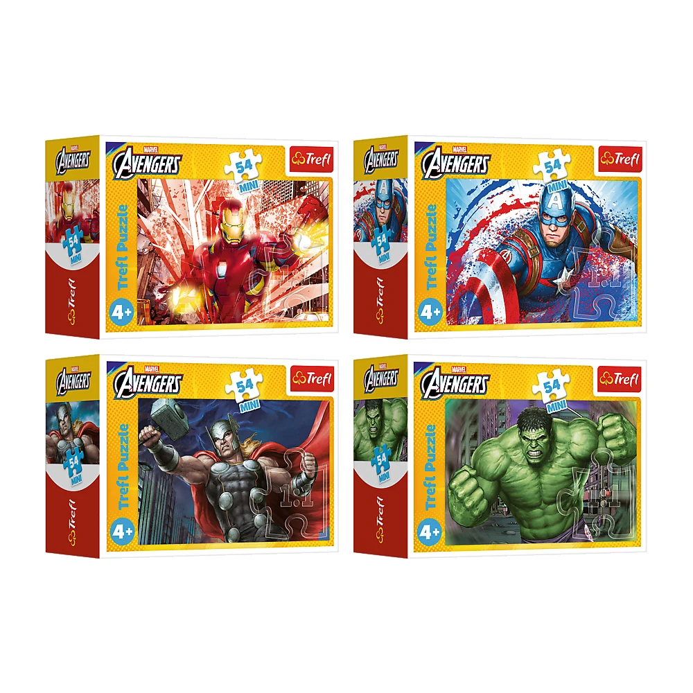 Новый проект Puzzle 54Mini "Abilități neobișnuite ale Răzbunătorilor" (set 8 buc) (54218) - imagine 1