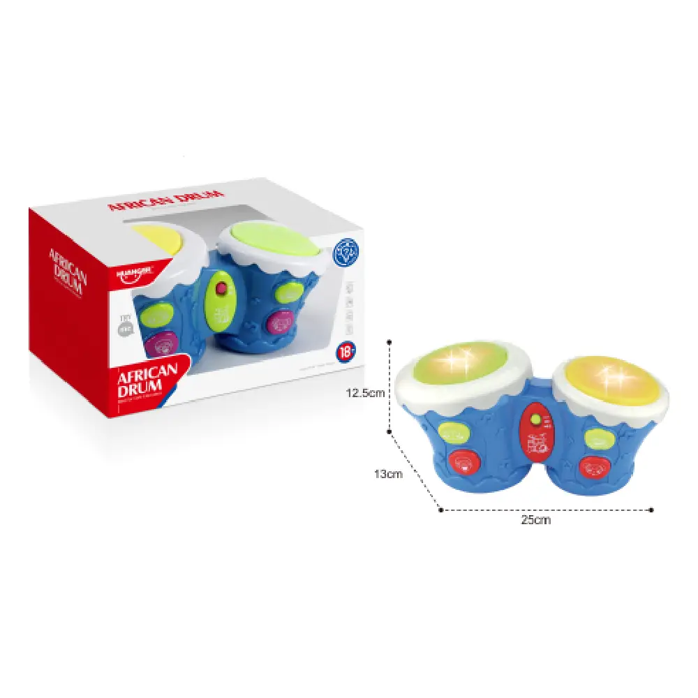 Новый проект (78652) Jucarie Tobă pentru bebeluși cu baterii - imagine 1