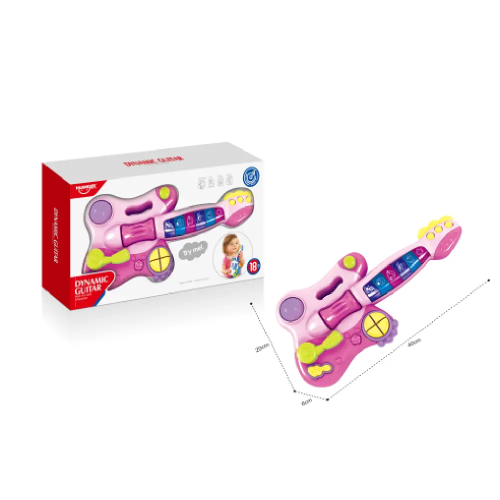 Новый проект (24) (78669) Chitară pentru bebeluși cu baterii - imagine 1