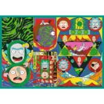 (13338) Lumea întortocheată a lui Rick și Morty, 4x250 elemente - imagine 5