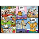 (13344) Lui Garfield nu-i plac zilele de luni, 4x250 elemente - imagine 5