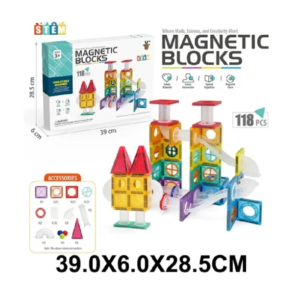 (87285) Constructor cu magnet 118 elemente