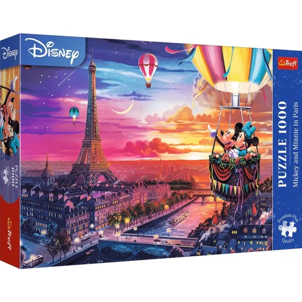 (10917) Mickey și Minnie la Paris, 1000 elemente Premium Plus