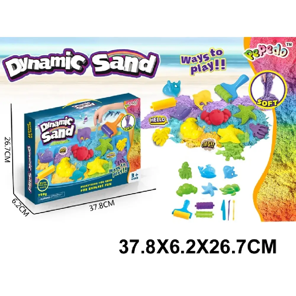 Новый проект (46) (70561) Nisip kinetic in set cu forme - imagine 1