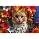 A 40-a aniversare a Trefl" - Pisica, 1000 elemente (40040) - imagine 2