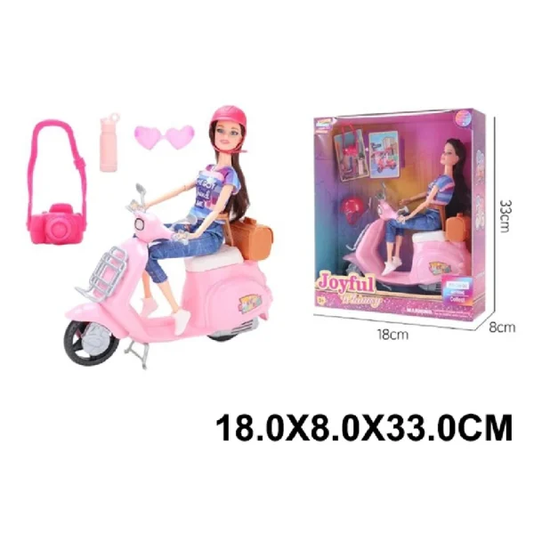 (41452) Papusa pe motocicleta