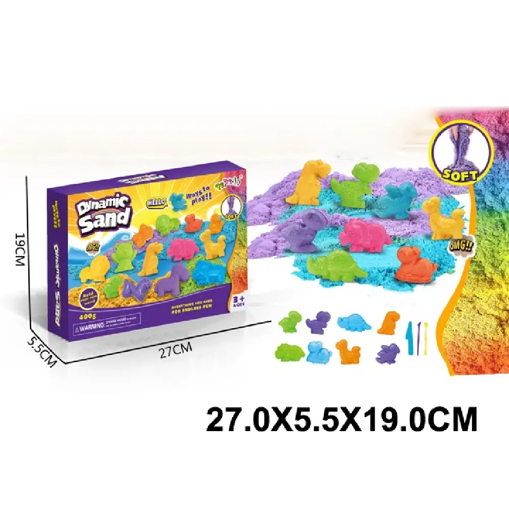 Новый проект (61) (19553) Nisip kinetic in set cu forme - imagine 1