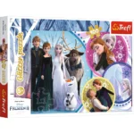 (14817) Puzzle 100 elemente cu sclipici "Frozen-2"