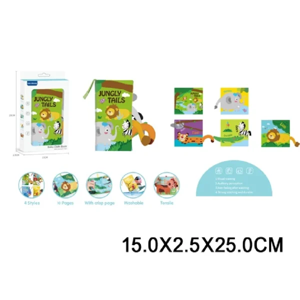 (66482) Carte din textil pentru bebelusi