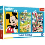 (34887) Echipa lui Mickey Mouse, 3 x 80 de elemente