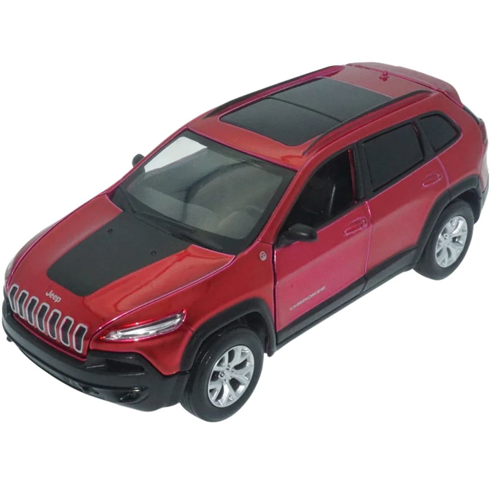 1.32 Jeep Cherokee Mașină din metal Jeep Cherokee, scară 1:32, roșie, MSZ (32375) - imagine 1