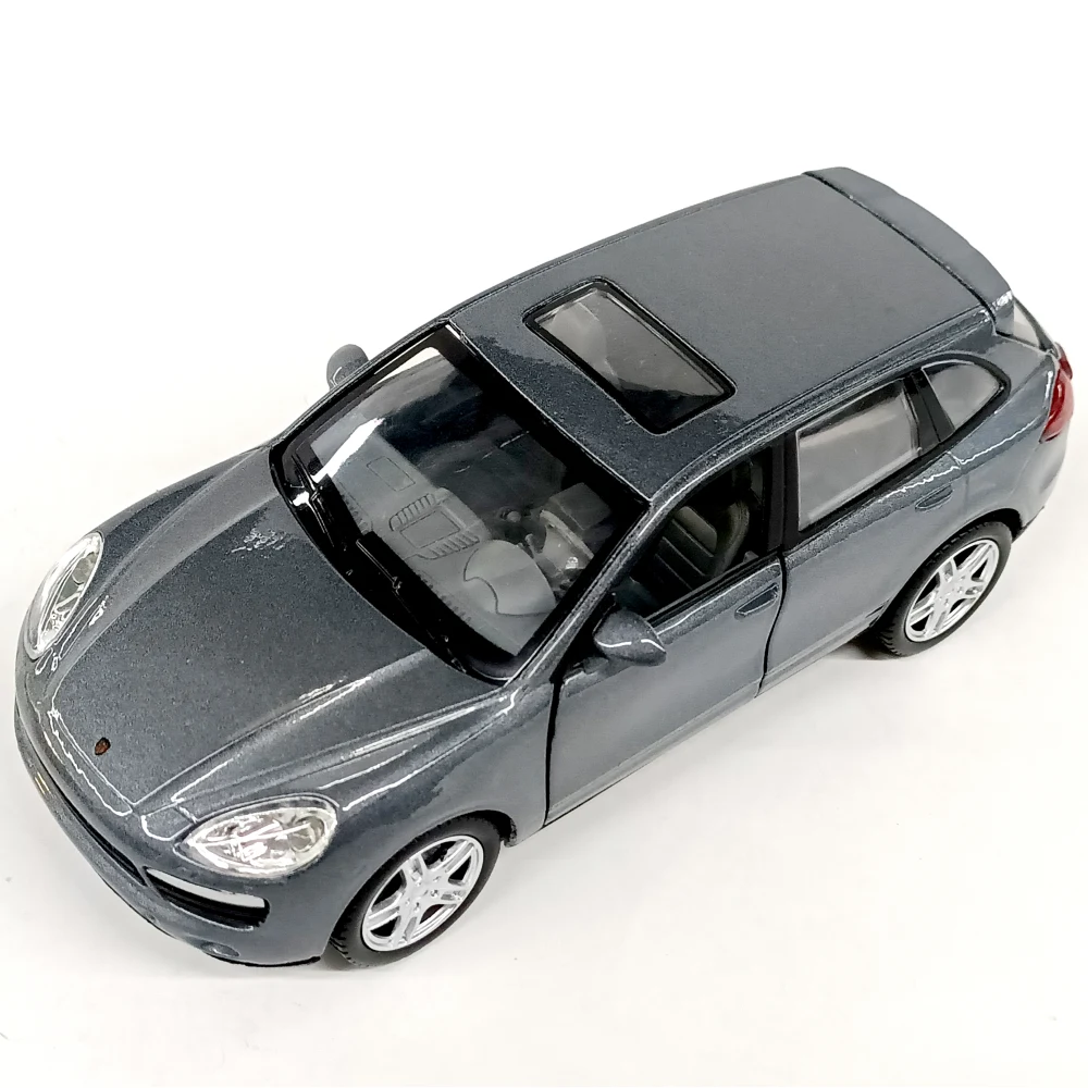 32324 Mașină din metal Porsche Cayenne, scară 1:32, gri, MSZ (32324) - imagine 1