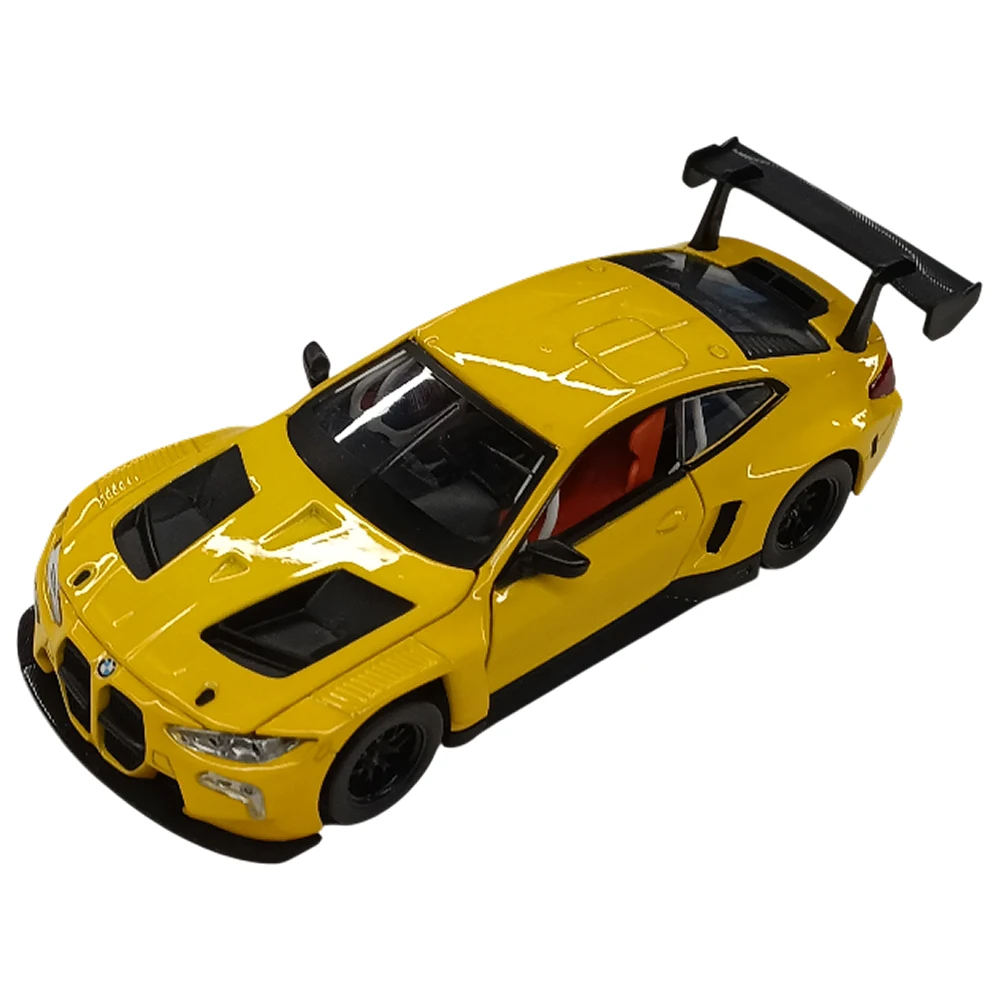 32715 Mașină din metal BMW M4 GT3, scară 1:32, galbenă, MSZ (32715) - imagine 1